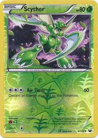 Dark Explorers Scyther #4/108 reverse holo